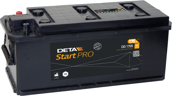 Batterie de démarrage DETA DG1705