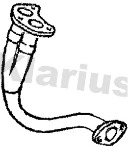 Tuyau d'échappement KLARIUS 301004