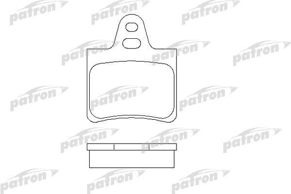 Kit de plaquettes de frein, frein à disque PATRON PBP615