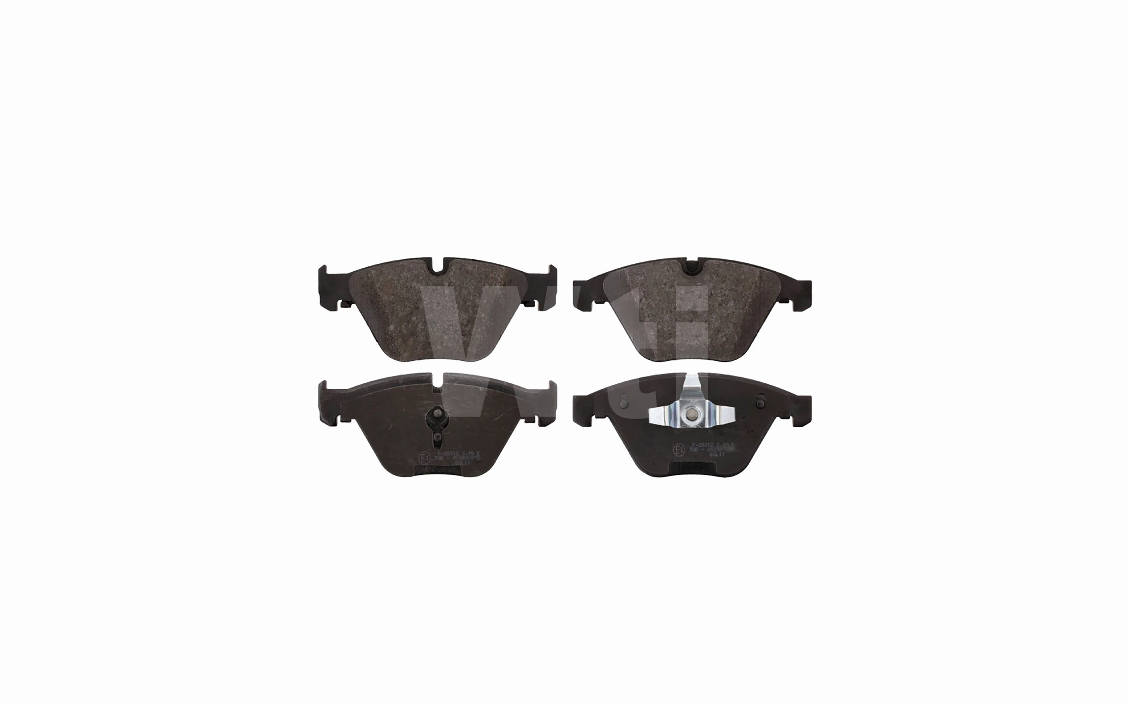Kit de plaquettes de frein, frein à disque Wti Automotive K711228