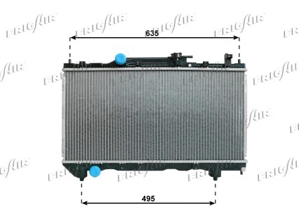 Radiateur, refroidissement du moteur FRIGAIR 0115.3097
