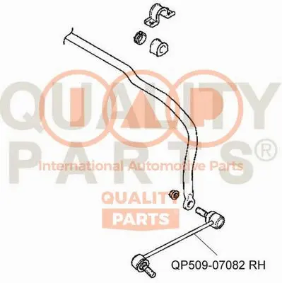 Entretoise/tige, stabilisateur IAP QUALITY PARTS 509-07082