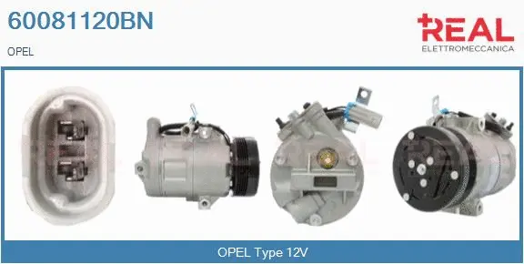 Compresseur, climatisation REAL 60081120BN