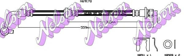 Flexible de frein KAWE H6917Q