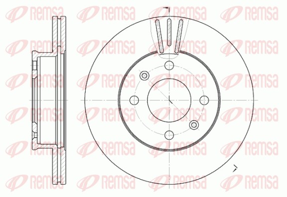 Disque de frein REMSA 6958.10