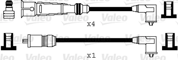 Kit de câbles d'allumage VALEO 346072