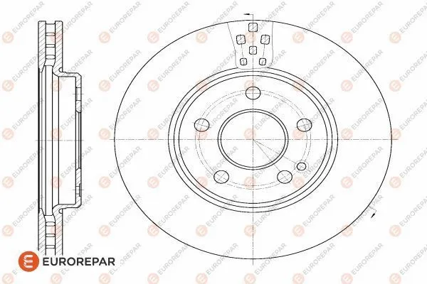Disque de frein EUROREPAR 1618871780