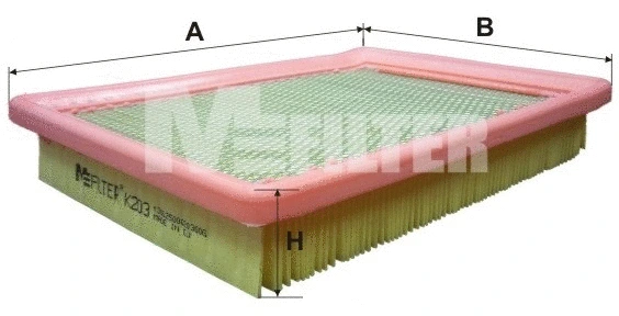 Filtre à air MFILTER K 203