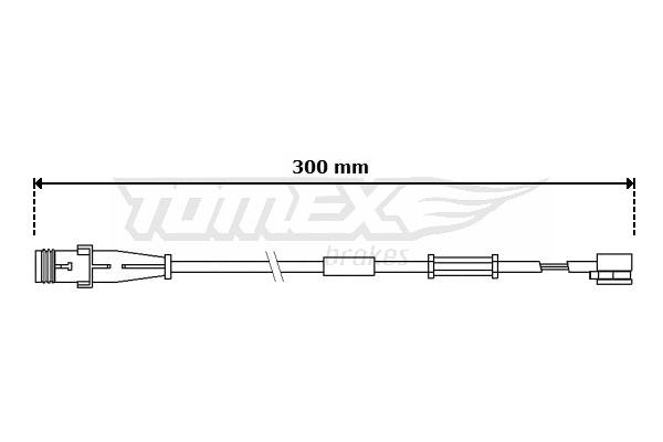 Contact d'avertissement, usure des plaquettes de frein TOMEX Brakes TX 30-70