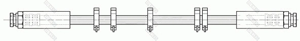 Flexible de frein GIRLING 9001351