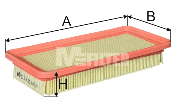 Filtre à air MFILTER K 728