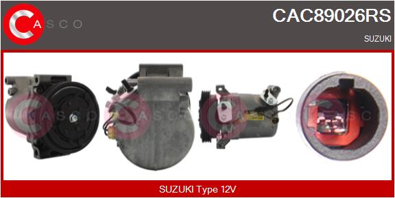 Compresseur, climatisation CASCO CAC89026RS