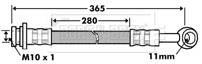Flexible de frein BORG & BECK BBH7464