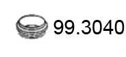 Bague d'étanchéité, tuyau d'échappement ASSO 99.3040