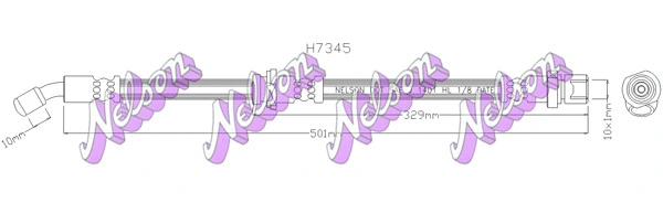 Flexible de frein KAWE H7345
