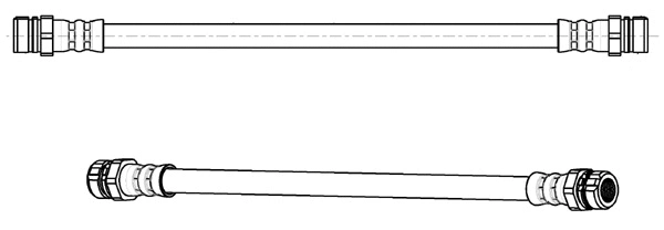 Flexible de frein CEF 512704