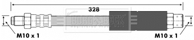 Flexible de frein BORG & BECK BBH6051