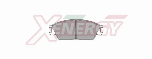 Kit de plaquettes de frein, frein à disque AP XENERGY X40294