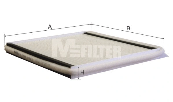 Filtre, air de l'habitacle MFILTER K 911