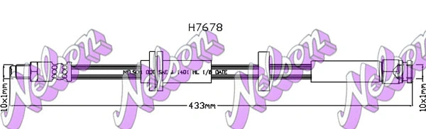 Flexible de frein KAWE H7678