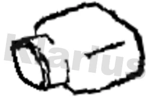 Déflecteur de sortie d´échappement KLARIUS 110762