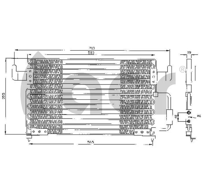 Condenseur, climatisation ACR 300298