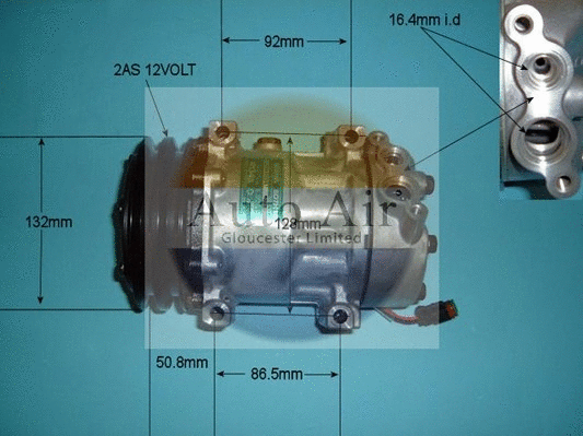 Compresseur, climatisation AUTO AIR GLOUCESTER 14-7981