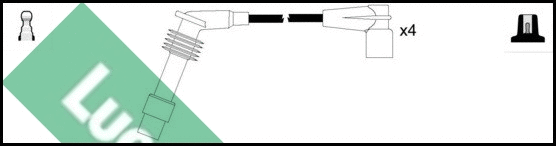 Kit de câbles d'allumage LUCAS LUC4378
