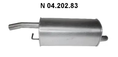 Silencieux arrière EBERSPÄCHER 04.202.83