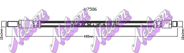 Flexible de frein KAWE H7506