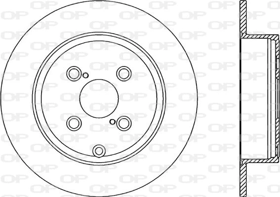 Disque de frein OPEN PARTS BDA2260.10