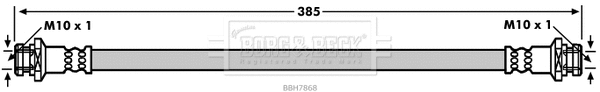Flexible de frein BORG & BECK BBH7868