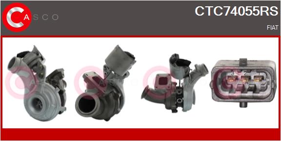 Turbocompresseur, suralimentation CASCO CTC74055RS