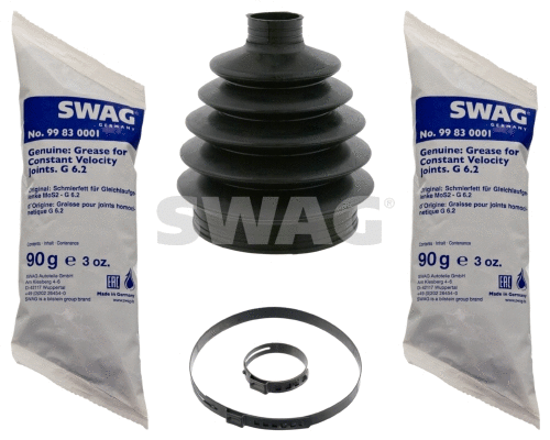 Jeu de joints-soufflets, arbre de commande SWAG 40 92 1245