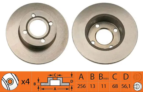 Disque de frein SB BR33110