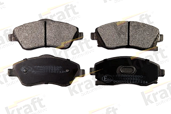 Kit de plaquettes de frein, frein à disque KRAFT AUTOMOTIVE 6001690
