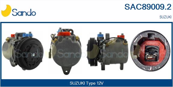 Compresseur, climatisation SANDO SAC89009.2