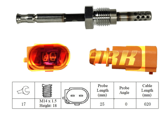 Capteur, température des gaz LEMARK LXT256