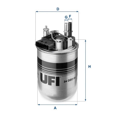 Filtre à carburant UFI 24.080.00