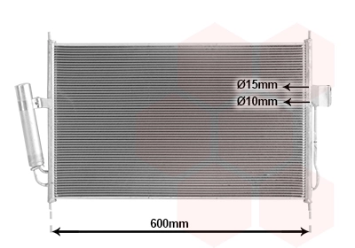 Condenseur, climatisation VAN WEZEL 36015701