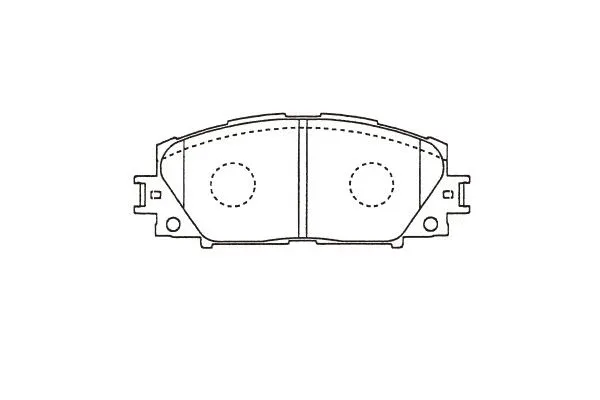 Kit de plaquettes de frein, frein à disque KAVO PARTS KBP-9140