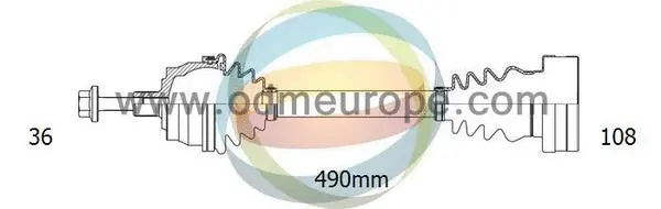 Arbre de transmission 4X4 ESTANFI EST-18-215100