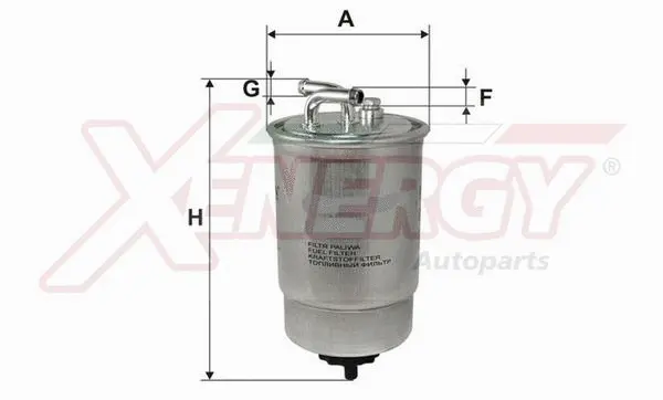Filtre à carburant AP XENERGY X1510456