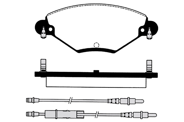 Kit de plaquettes de frein, frein à disque Technika 01173