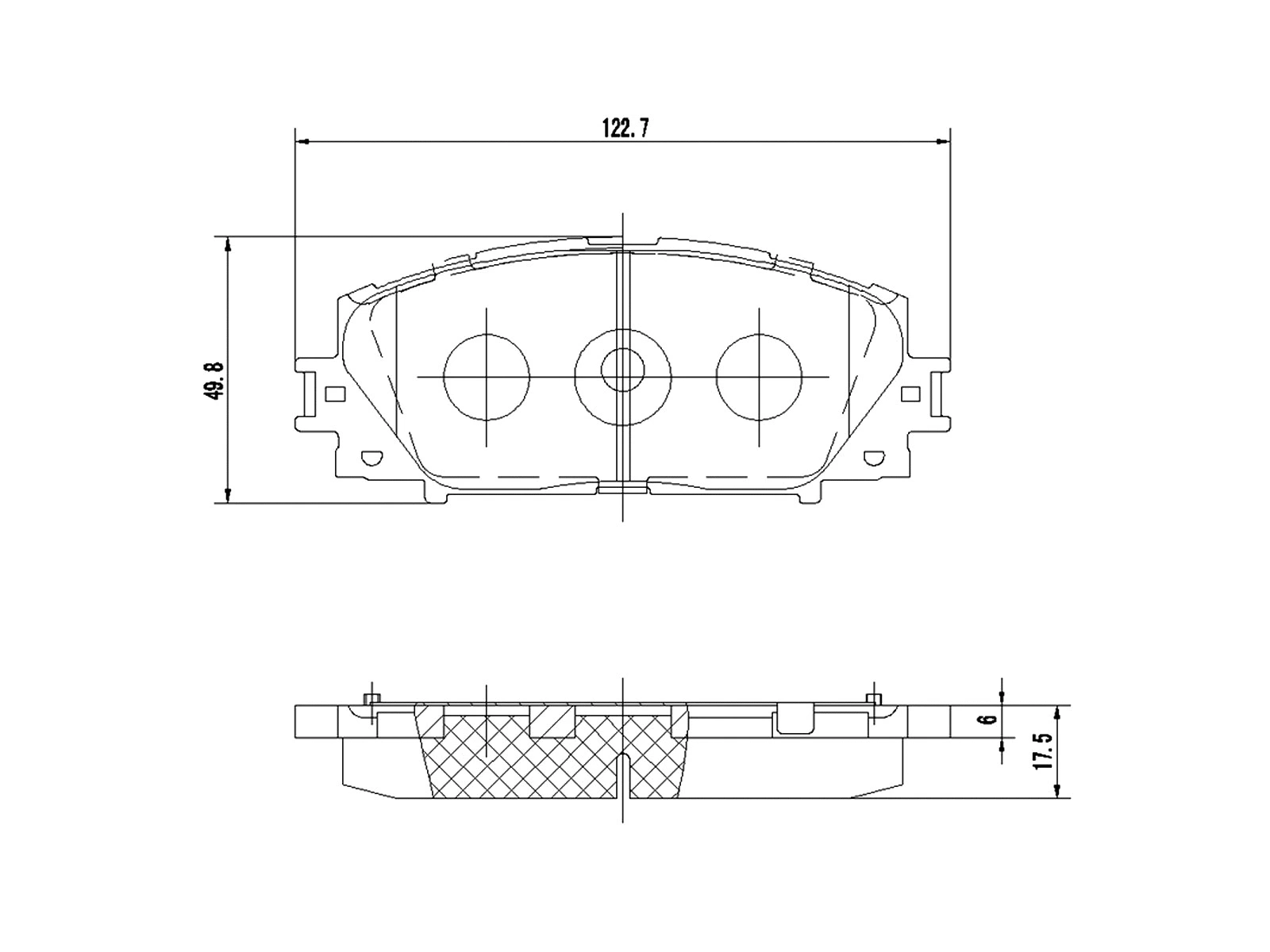 Kit de plaquettes de frein, frein à disque A.Z. Meisterteile AZMT-44-022-1226