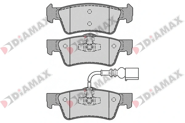 Kit de plaquettes de frein, frein à disque DIAMAX N09047