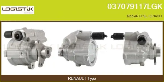 Pompe hydraulique, direction LGK 037079117LGK