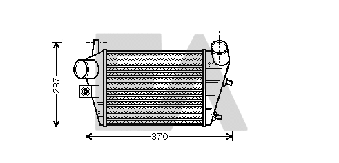Refroidisseur d'air de suralimentation EACLIMA 36A03007