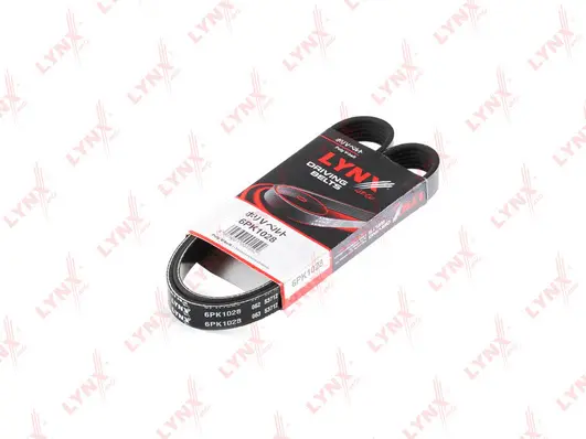 Courroie trapézoïdale à nervures LYNXAUTO 6PK1028