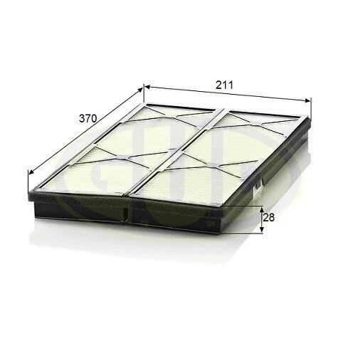 Filtre, air de l'habitacle G.U.D. GCF3759